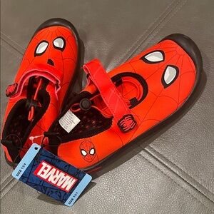 Marvel Spider-Man Kids Water Shoes - Red and Black